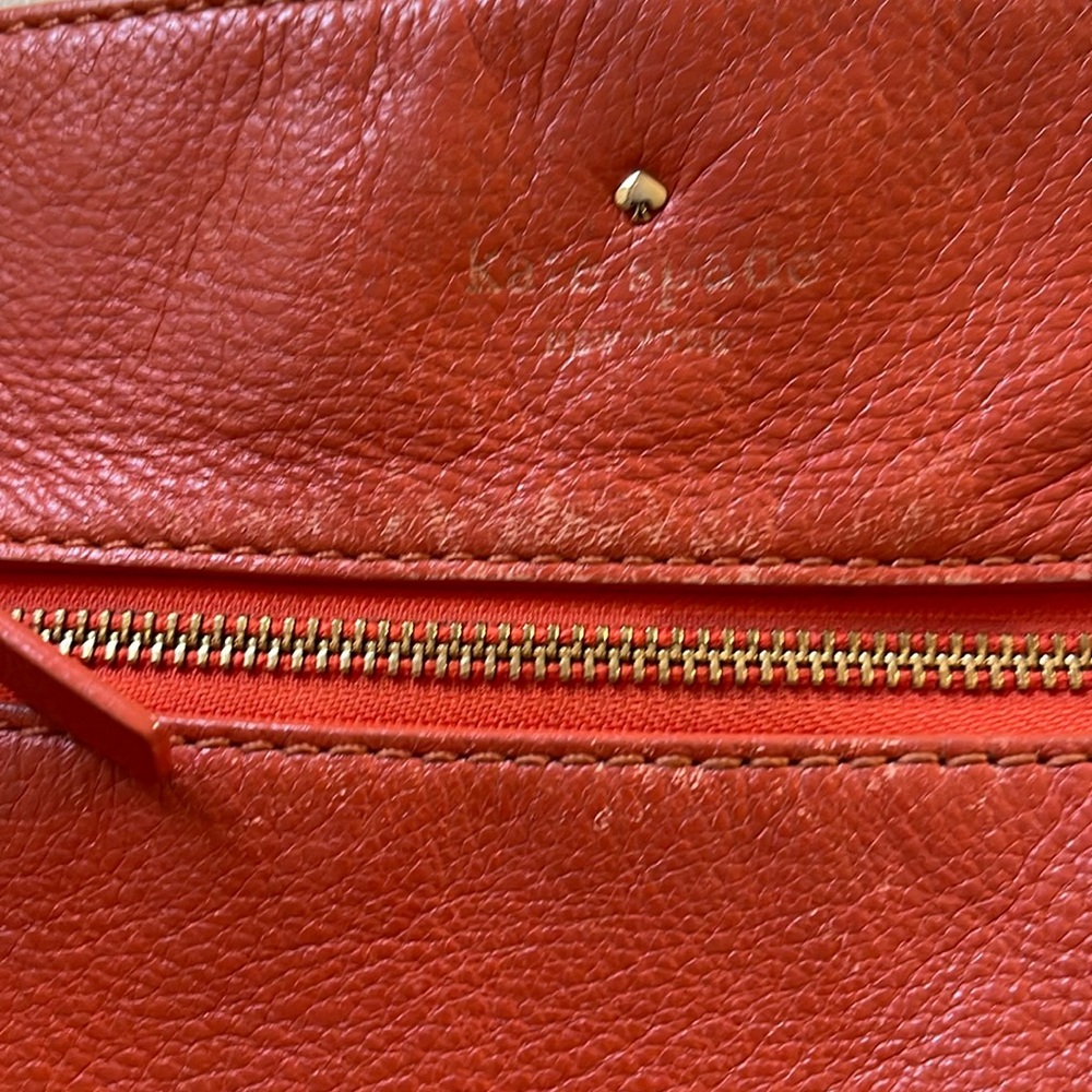 Kate spade orange cross body bag in good condition - Picture 12 of 17